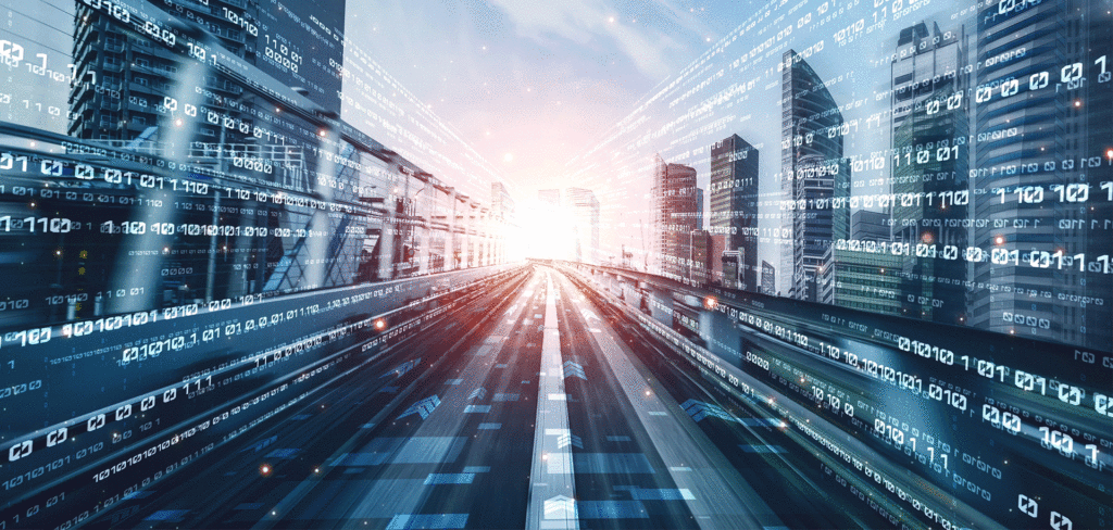 A visual representation of data transformation.