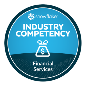 Snowflake's Industry Competency Badge for Financial Services